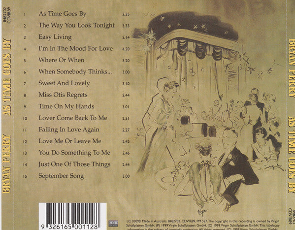 Bryan Ferry : As Time Goes By (CD, Album)