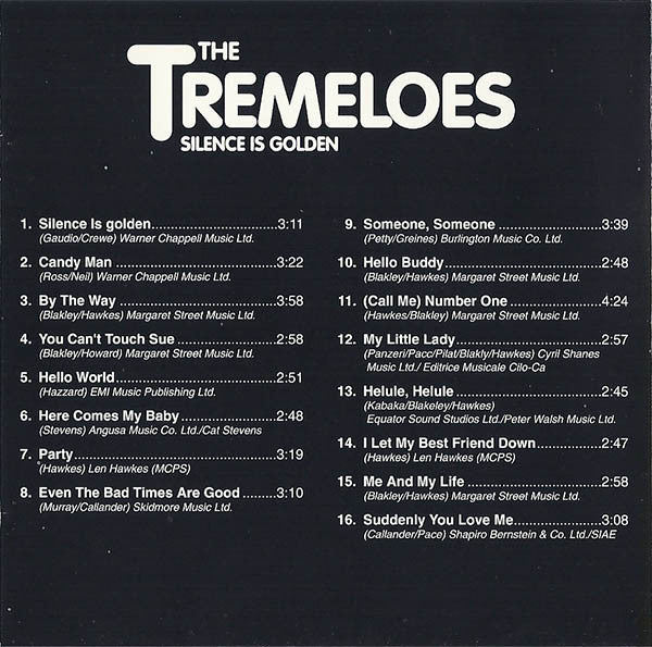 The Tremeloes : Silence Is Golden (CD, Comp, RE, RP)