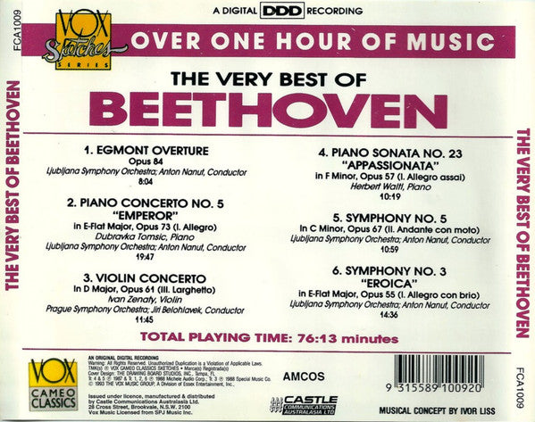 Beethoven* : The Very Best Of Beethoven (CD, Comp)