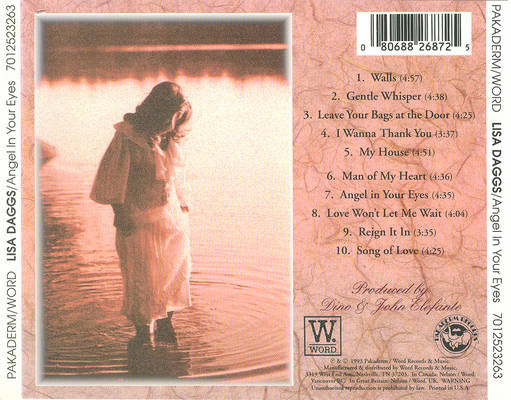 Lisa Daggs : Angel In Your Eyes (CD, Album)