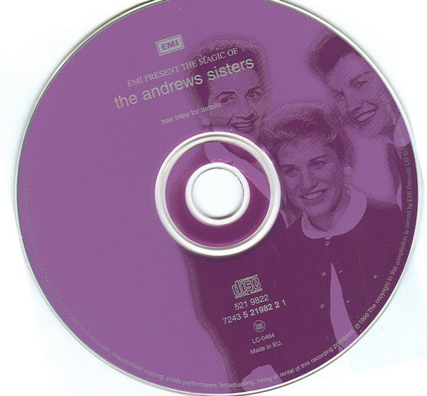 The Andrews Sisters : EMI Presents The Magic Of The Andrews Sisters (CD, Comp)
