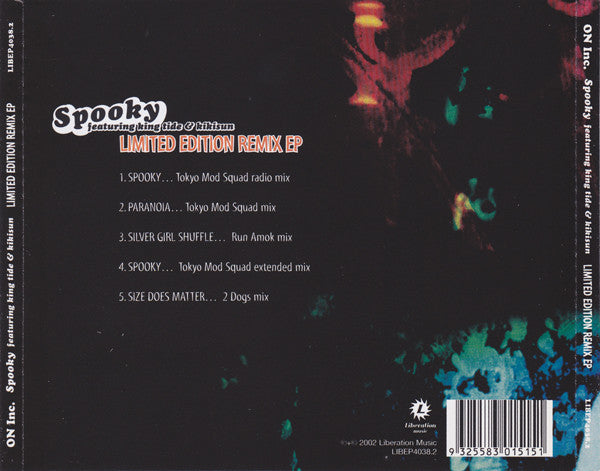 ON Inc Featuring King Tide* & Kikisun : Spooky Limited Edition Remix EP (CD, EP)