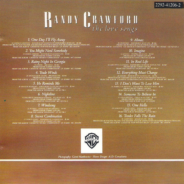 Randy Crawford : The Love Songs (CD, Comp)