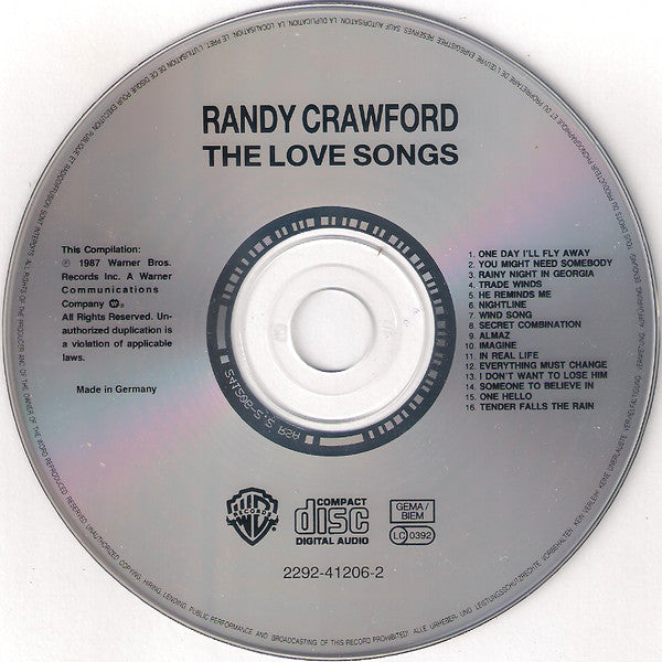 Randy Crawford : The Love Songs (CD, Comp)