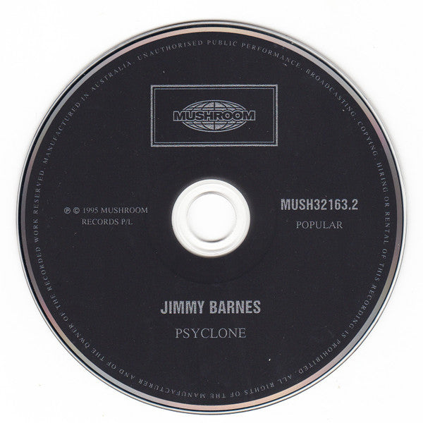 Jimmy Barnes : Psyclone (CD, Album, RE)