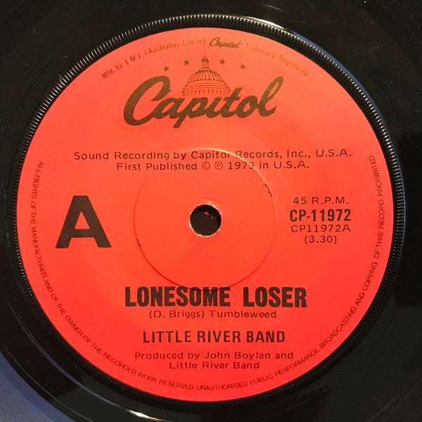 Little River Band : Lonesome Loser (7", Single)
