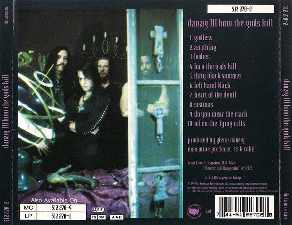 Danzig : Danzig III: How The Gods Kill (CD, Album)