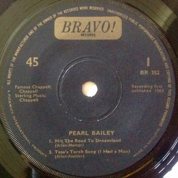 Pearl Bailey, Rose Murphy : Pearl Bailey / Rose Murphy (7", EP, Mono)