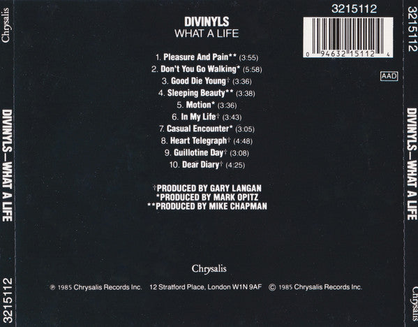 Divinyls : What A Life! (CD, Album, RE)