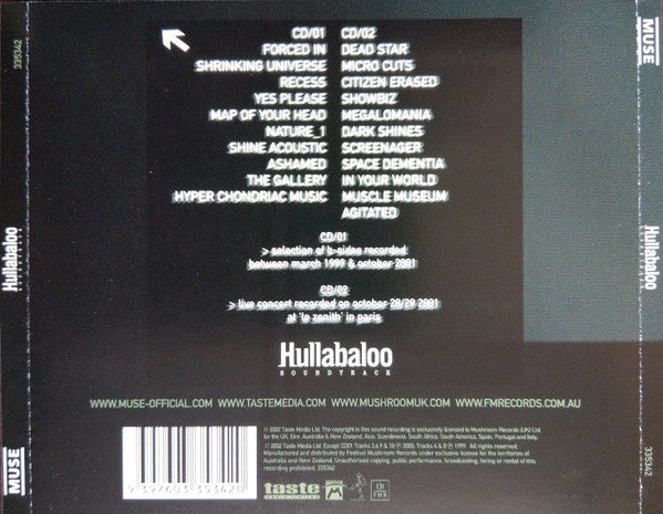 Muse : Hullabaloo Soundtrack (CD, Comp + CD + Album)