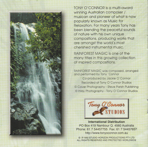 Tony O'Connor (2) : Rainforest Magic (CD, Album, RE)