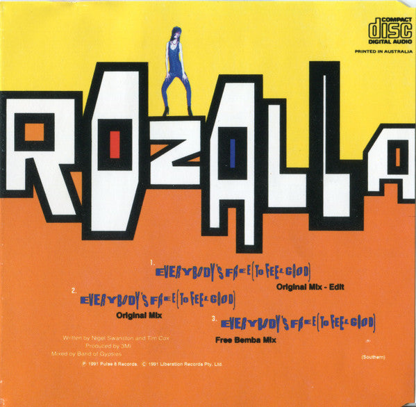 Rozalla : Everybody's Free (To Feel Good) (CD, Single)