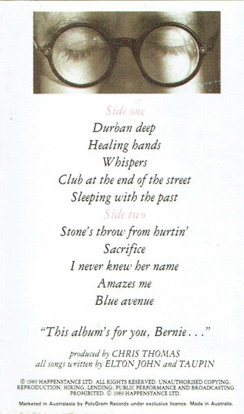 Elton John : Sleeping With The Past (Cass, Album, Gre)