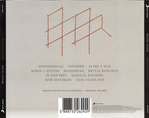 Brooke Fraser : Brvtal Romantic (CD, Album)