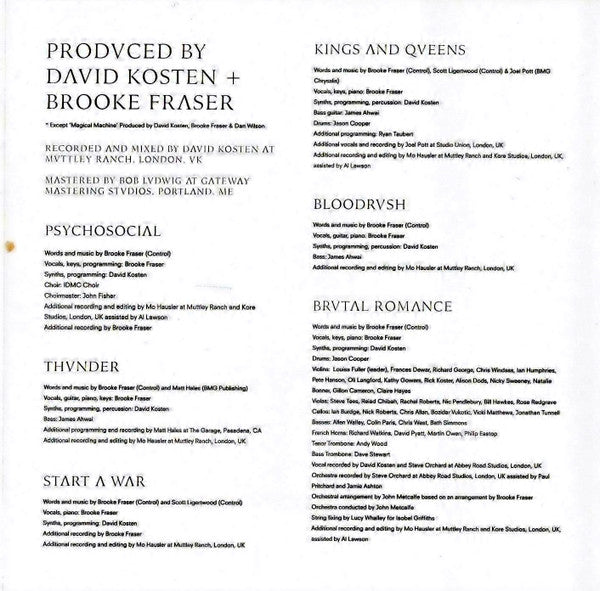 Brooke Fraser : Brvtal Romantic (CD, Album)