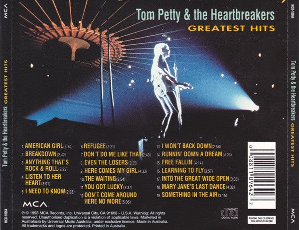 Tom Petty & The Heartbreakers* : Greatest Hits (CD, Comp, RE)