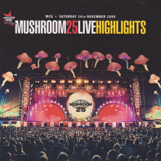 Various : Mushroom 25 Live Highlights (CD, Comp, Mixed, D.A)