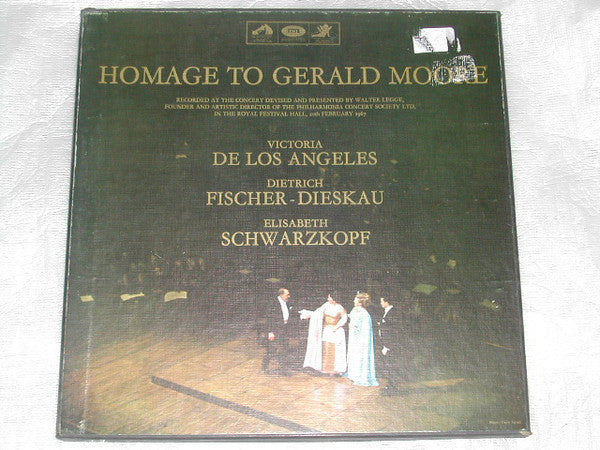 Victoria De Los Angeles, Dietrich Fischer-Dieskau, Elisabeth Schwarzkopf : Homage To Gerald Moore (Box + 2xLP, RP)