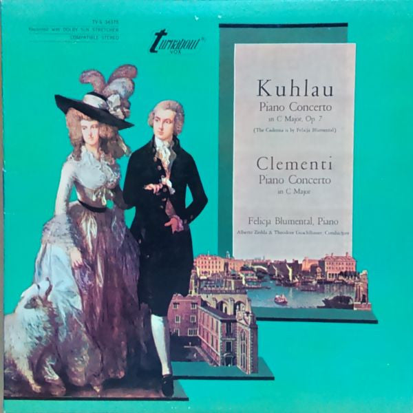 Daniel Friedrich Rudolph Kuhlau, Muzio Clementi, Felicja Blumental, Alberto Zedda, Theodor Guschlbauer : Piano Concerto In C Major, Op. 7 / Piano Concerto In C Major (LP)
