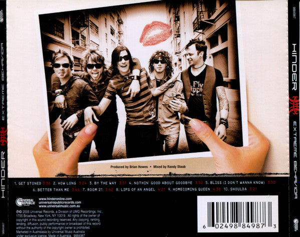 Hinder (2) : Extreme Behavior (CD, Album)