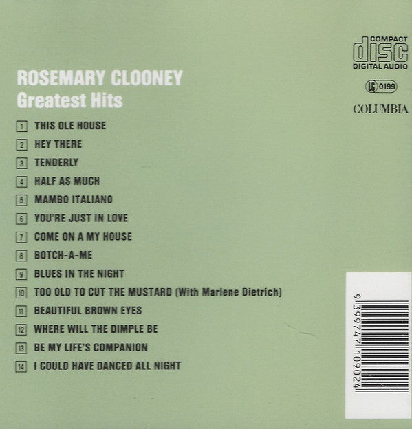 Rosemary Clooney : Greatest Hits (CD, Comp, RE)