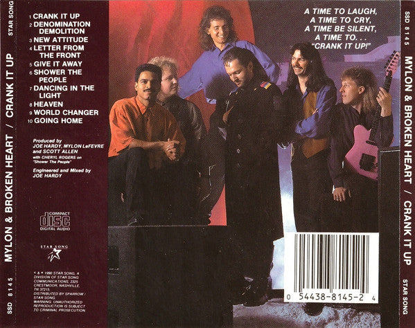 Mylon & Broken Heart : Crank It Up (CD, Album)