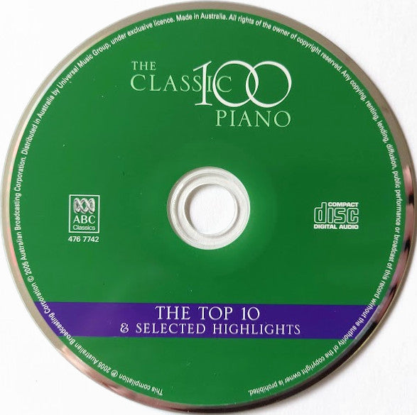 Various : The Classic 100 Piano: The Top 10 & Selected Highlights (CD, Comp)