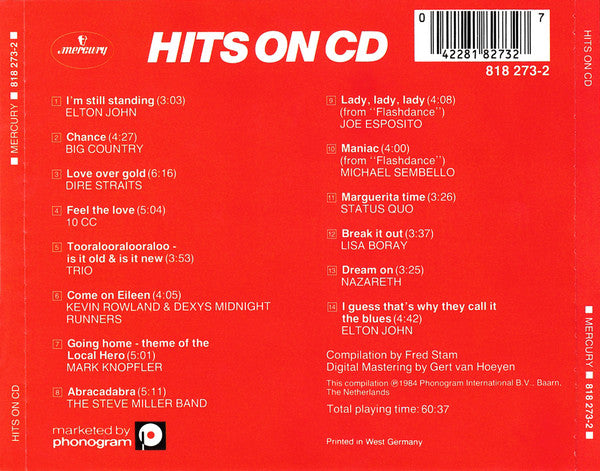 Various : Hits On CD (CD, Comp)