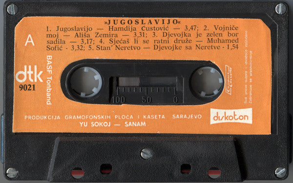 Various : Jugoslavijo (Cass, Comp)