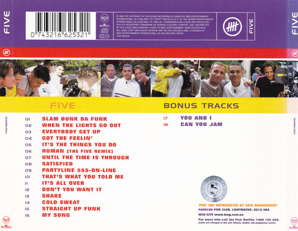 Five : Five (CD, Album, RE)