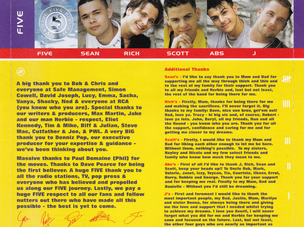 Five : Five (CD, Album, RE)