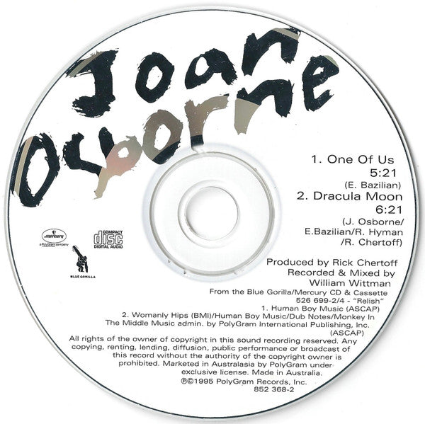 Joan Osborne : One Of Us (CD, Single, Car)