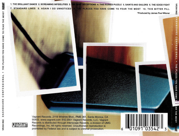 Dashboard Confessional : The Places You Have Come To Fear The Most (CD, Album, RE)