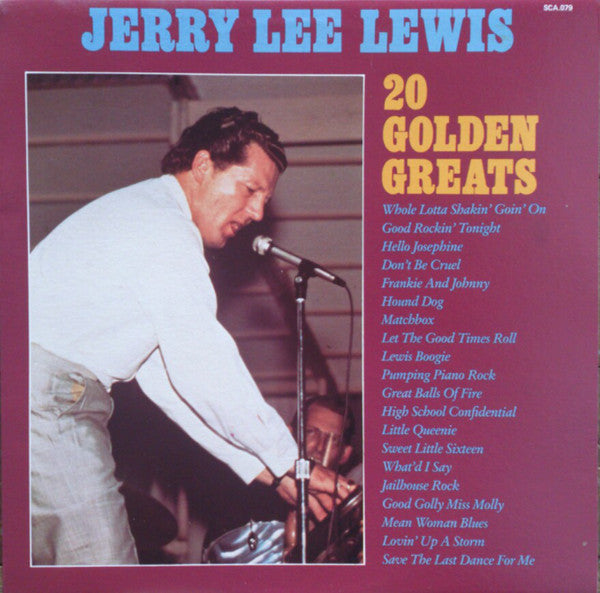 Jerry Lee Lewis : 20 Golden Greats (LP, Comp)