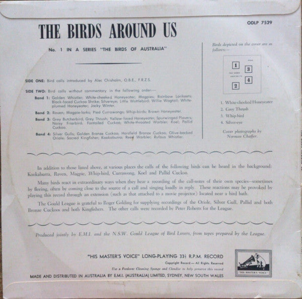 Alec Chisholm : The Birds Around Us (10", Album)