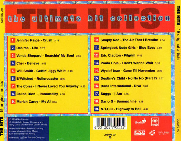 Various : The Ultimate Hit Collection: The Hits Vol. 1 (CD, Comp)