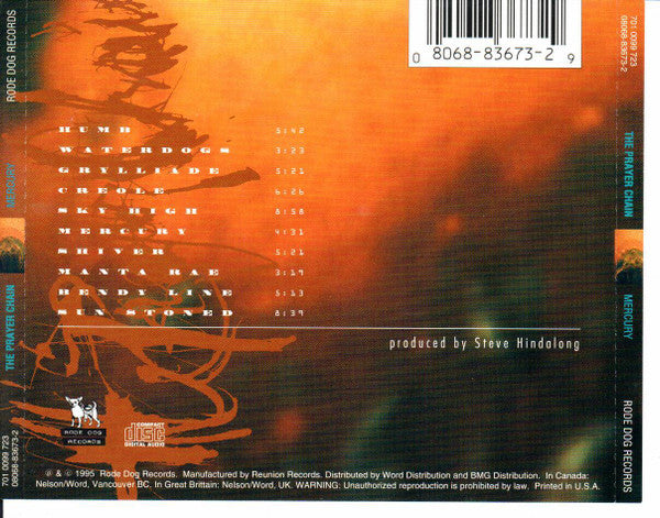 The Prayer Chain : Mercury (CD, Album)