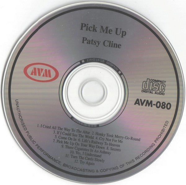Patsy Cline : Pick Me Up (CD, Comp)