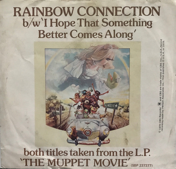 Kermit*, Rowlf, Jim Henson : Rainbow Connection (7", Single)