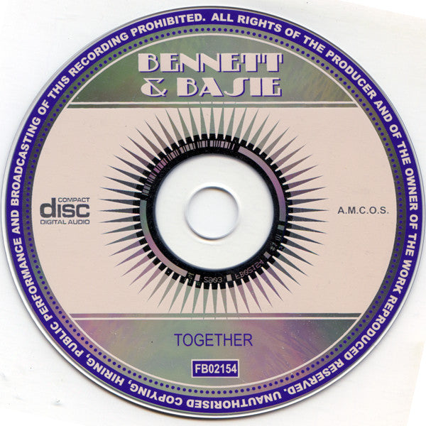 Tony Bennett & Count Basie : Together (CD, Comp, RM)