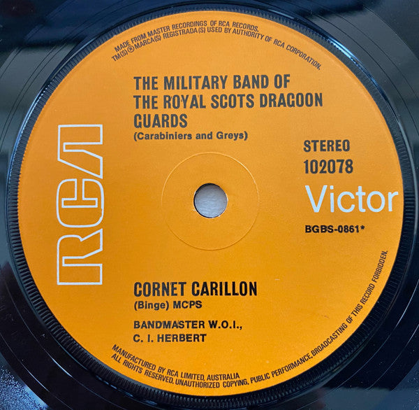 The Pipes And Drums* And The Military Band Of The Royal Scots Dragoon Guards (Carabiniers And Greys) : Amazing Grace / Cornet Carillon (7")