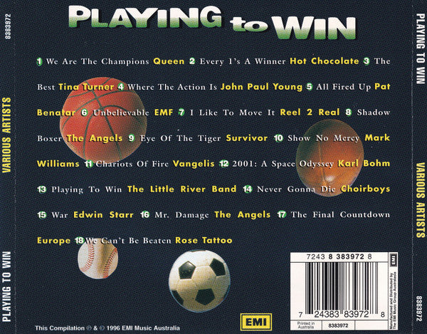 Various : Playing To Win (CD, Comp)