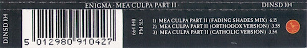 Enigma : Mea Culpa Part II (CD, Single)