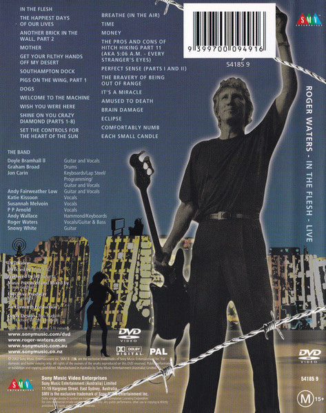 Roger Waters : In The Flesh - Live (DVD-V, Multichannel, PAL)