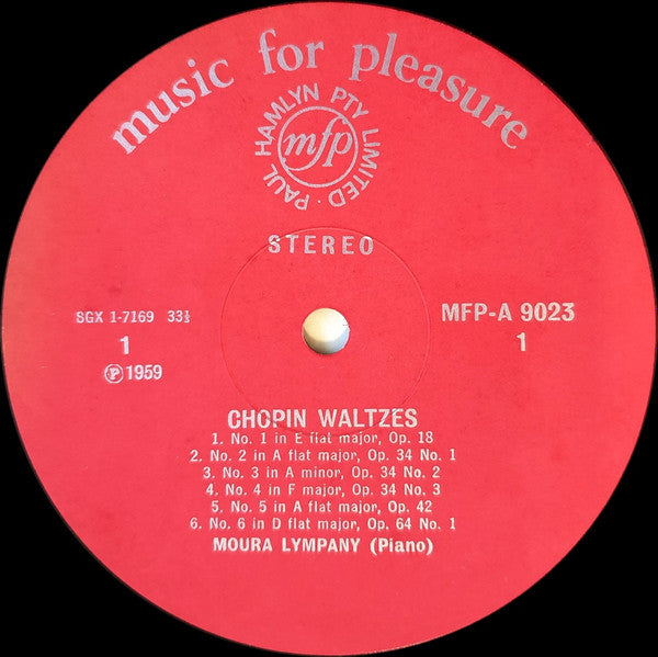 Moura Lympany* : Chopin Waltzes (LP)