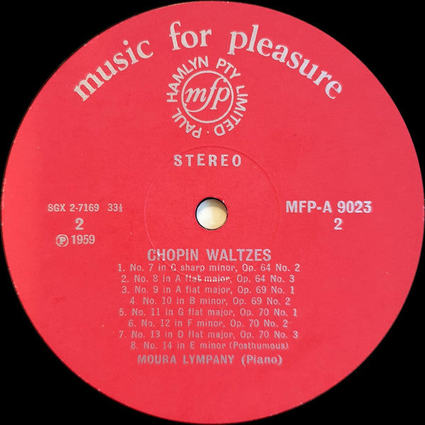 Moura Lympany* : Chopin Waltzes (LP)