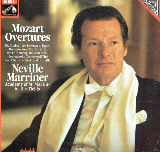 Mozart*, Neville Marriner*, Academy Of St. Martin-in-the-Fields* : Overtures (LP)