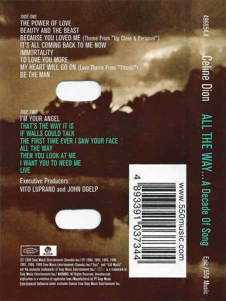 Céline Dion : All The Way... A Decade Of Song (Cass, Comp)