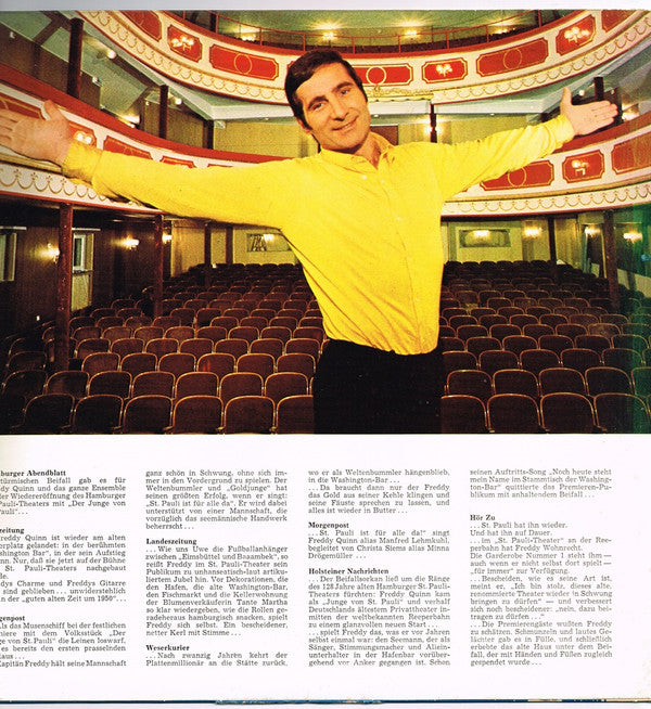 Freddy Quinn : Der Junge Von St. Pauli (LP, Album, Gat)