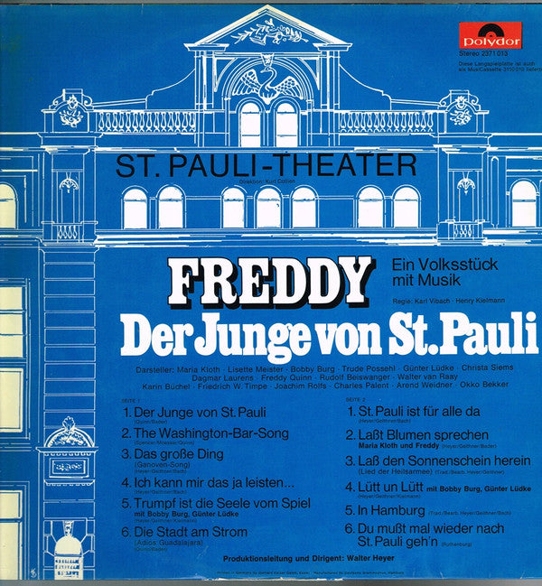 Freddy Quinn : Der Junge Von St. Pauli (LP, Album, Gat)